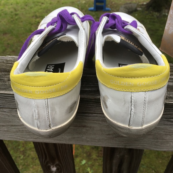 Golden Goose Superstar White Leather/Animalier NIB - Picture 6 of 9